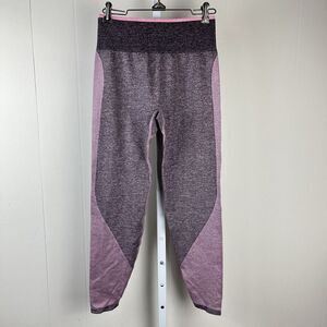 Victoria's Secret PINK‎ Seamless Leggings Heather Pink Gray Womens Medium